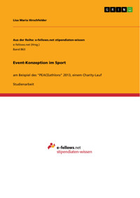 Event-Konzeption im Sport - Lisa Maria Hirschfelder - E-Book