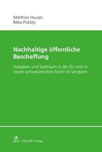 Nachhaltige öffentliche Beschaffung - Matthias Hauser - E-Book