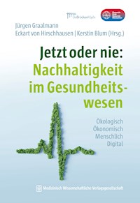 Jetzt oder nie: Nachhaltigkeit im Gesundheitswesen - - E-Book