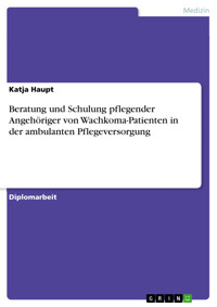 Beratung und Schulung pflegender Angehöriger von Wachkoma-Patienten in der ambulanten Pflegeversorgung - Katja Haupt - E-Book