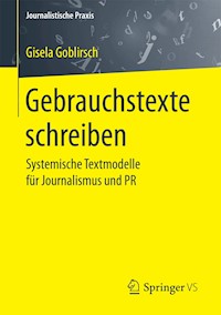 Gebrauchstexte schreiben - Gisela Goblirsch - E-Book