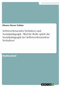 Selbstverletzendes Verhalten und Sozialpädagogik - Welche Rolle spielt die Sozialpädagogik bei Selbstverletzendem Verhalten? - Eliane Zürrer-Tobler - E-Book