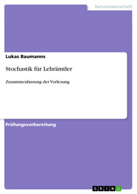 Stochastik für Lehrämtler - Lukas Baumanns - E-Book