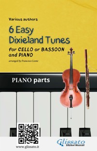 Cello or Bassoon & Piano "6 Easy Dixieland Tunes" (piano parts) - traditional American - E-Book