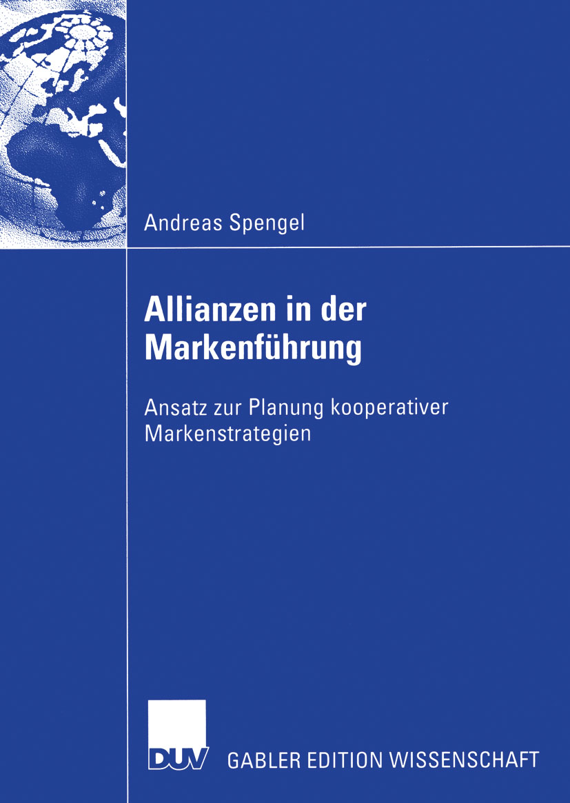 Allianzen in der Markenführung - Andreas Spengel - E-Book