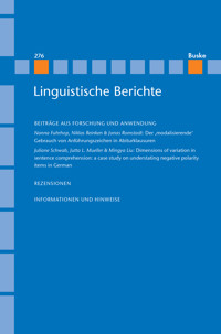 Linguistische Berichte Heft 276 -  - E-Book