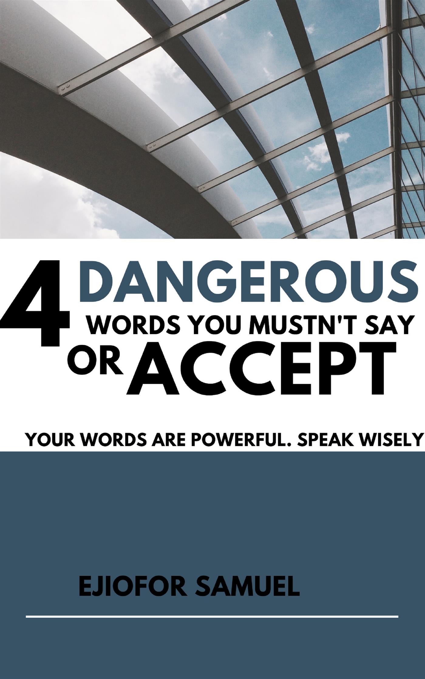 4 Dangerous Words You Mustn't Say Or Accept - Samuel Ejiofor - E-Book