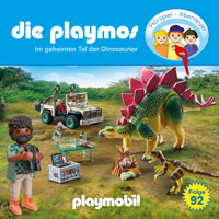 Die Playmos - Das Original Playmobil Hörspiel, Folge 92: Im geheimen Tal der Dinosaurier - Simon X. Rost - Hörbuch