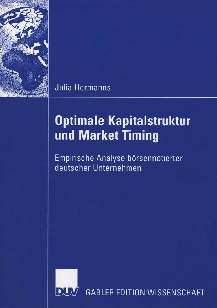 Optimale Kapitalstruktur und Market Timing - Julia Hermanns - E-Book