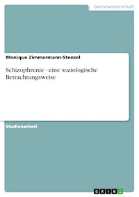 Schizophrenie - eine soziologische Betrachtungsweise - Monique Zimmermann-Stenzel - E-Book