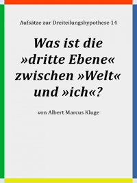 Was ist die »dritte Ebene« zwischen »Welt« und »ich«? - Albert Marcus Kluge - E-Book