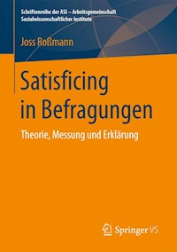 Satisficing in Befragungen - Joss Roßmann - E-Book