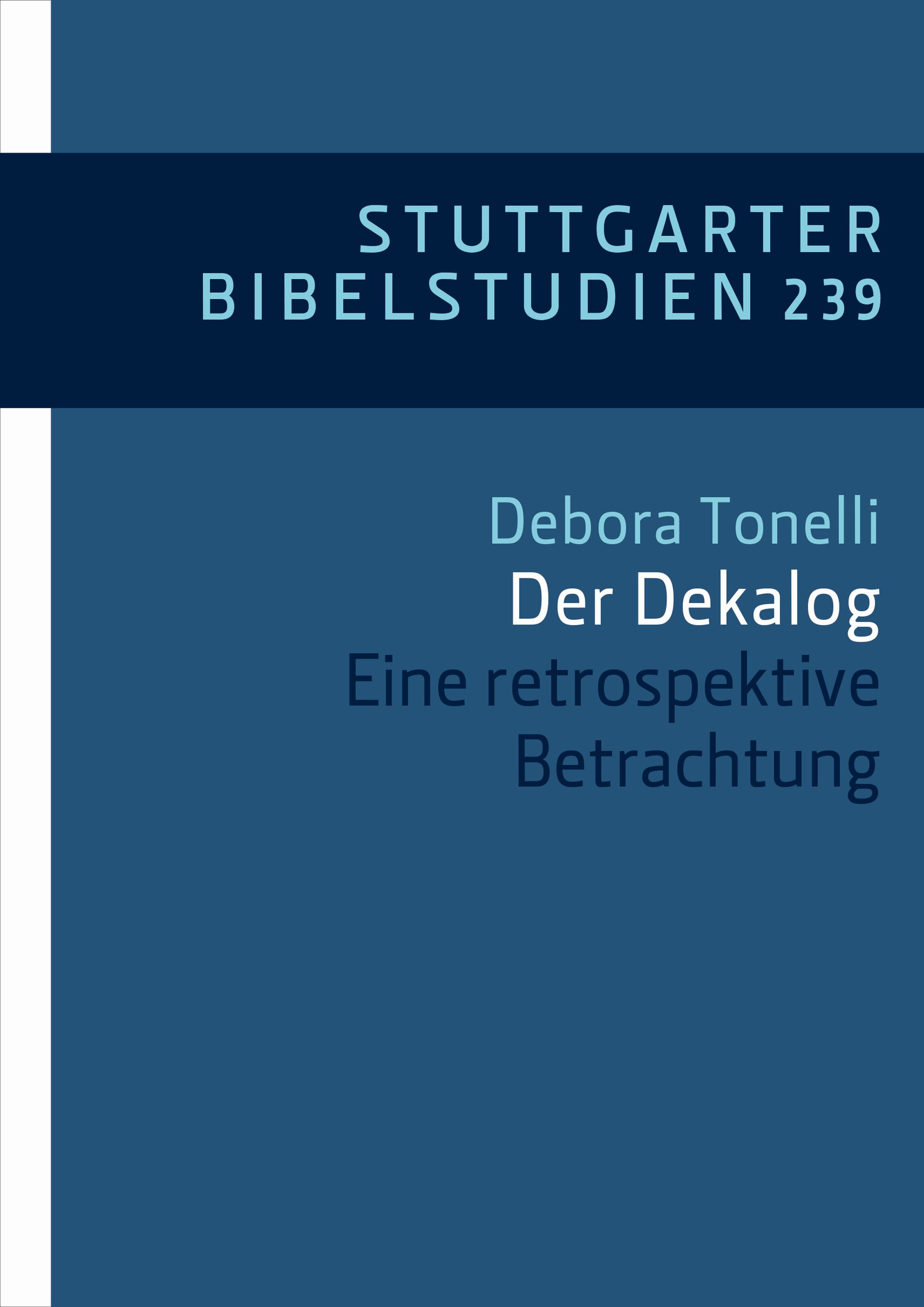 Der Dekalog - Tonelli - E-Book