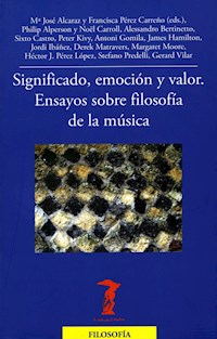 Significado, emoción y valor - varios - E-Book