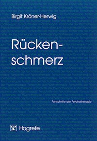 Rückenschmerz - Birgit Kröner-Herwig - E-Book