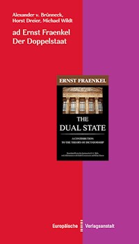 ad Ernst Fraenkel. Der Doppelstaat - Alexander von Brünneck - E-Book