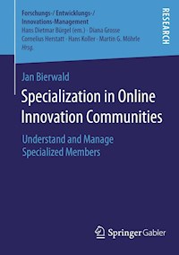 Specialization in Online Innovation Communities - Jan Bierwald - E-Book
