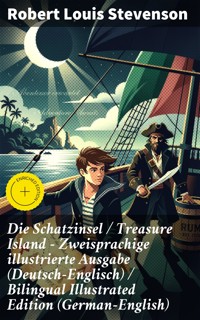 Die Schatzinsel / Treasure Island - Zweisprachige illustrierte Ausgabe (Deutsch-Englisch) / Bilingual Illustrated Edition (German-English) - Robert Louis Stevenson - E-Book