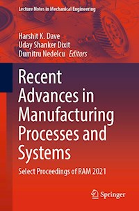 Recent Advances in Manufacturing Processes and Systems -  - E-Book