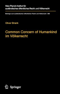 Common Concern of Humankind im Völkerrecht - Oliver Strank - E-Book