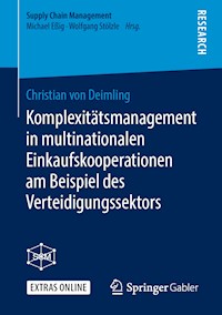 Komplexitätsmanagement in multinationalen Einkaufskooperationen am Beispiel des Verteidigungssektors - Christian von Deimling - E-Book
