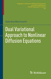 Dual Variational Approach to Nonlinear Diffusion Equations - Gabriela Marinoschi - E-Book