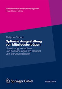 Optimale Ausgestaltung von Mitgliedsbeiträgen - Philippe Giroud - E-Book