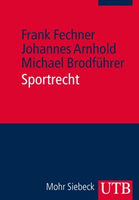 Sportrecht - Frank Fechner - E-Book