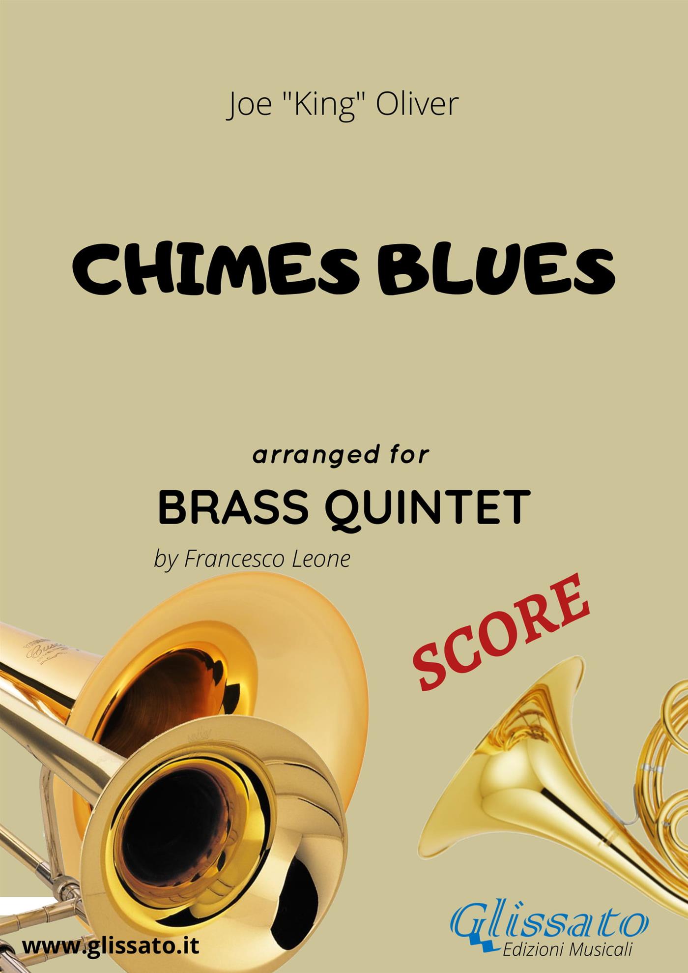 Brass Quintet "Chimes Blues" score - Joe"King"Oliver - E-Book