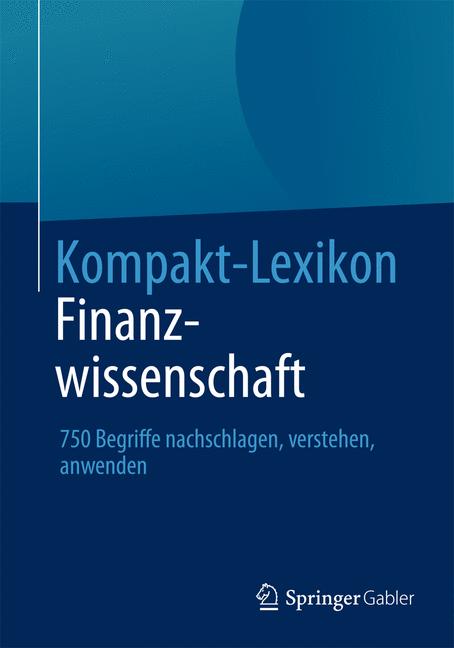 Kompakt-Lexikon Finanzwissenschaft -  - E-Book
