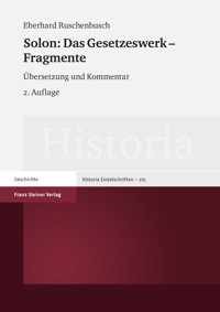 Solon: Das Gesetzeswerk – Fragmente - Eberhard Ruschenbusch (†) - E-Book
