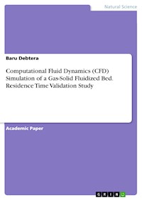 Computational Fluid Dynamics (CFD) Simulation of a Gas-Solid Fluidized Bed. Residence Time Validation Study - Baru Debtera - E-Book