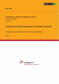 Comparison of Talent Management Evaluation Methods - Nina Vöge - E-Book