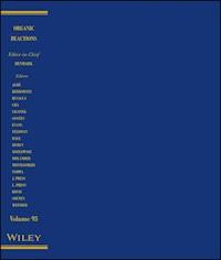 Organic Reactions, Volume 93 -  - E-Book
