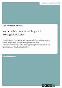 Vorhersehbarkeit ist nicht gleich Zwangsläufigkeit? - Jan Hendrik Peters - E-Book