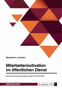 Mitarbeitermotivation im öffentlichen Dienst. Die Rolle des Leistungsentgelts gemäß § 18 TVöD (VKA) - Benjamin Leistner - E-Book