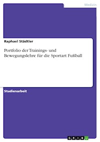 Portfolio der Trainings- und Bewegungslehre für die Sportart Fußball - Raphael Städtler - E-Book
