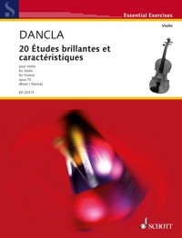 20 Études brillantes et caractéristiques - Charles Dancla - E-Book
