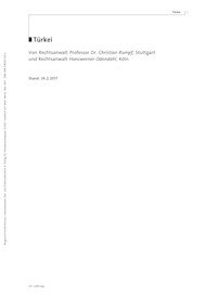 Familienrecht Türkei - Christian Rumpf - E-Book