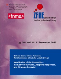 ZFHE 20-4: New Models of the University - Innovative Structures, Adaptive Responses, and Strategic Behavior -  - E-Book