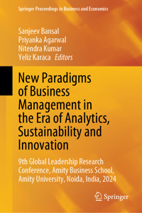 New Paradigms of Business Management in the Era of Analytics, Sustainability and Innovation -  - E-Book
