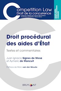 Droit procédural des aides d'État - Juan Ignacio Signes de Mesa - E-Book