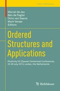 Ordered Structures and Applications -  - E-Book