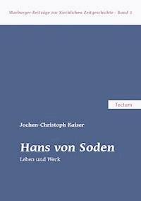 Hans von Soden - Jochen-Christoph Kaiser - E-Book