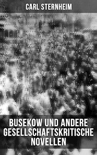 Busekow und andere gesellschaftskritische Novellen - Carl Sternheim - E-Book