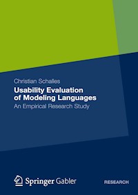 Usability Evaluation of Modeling Languages - Christian Schalles - E-Book