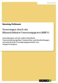 Neuerungen durch das Bilanzrichtlinien-Umsetzungsgesetz BilRUG - Henning Pollmann - E-Book