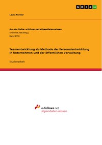 Teamentwicklung als Methode der Personalentwicklung in Unternehmen und der öffentlichen Verwaltung - Laura Forster - E-Book