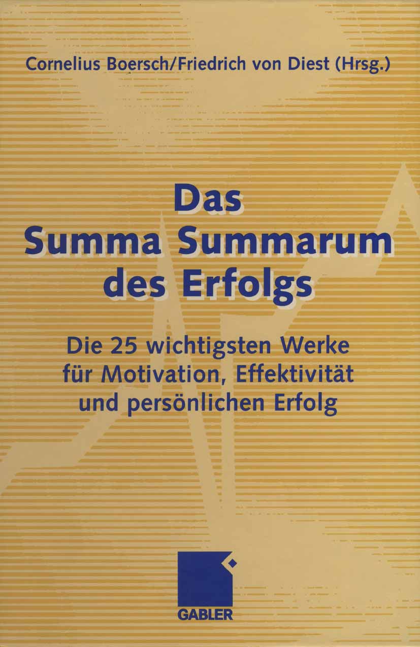 Das Summa Summarum des Erfolgs -  - E-Book