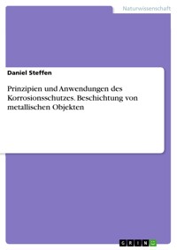 Prinzipien und Anwendungen des Korrosionsschutzes. Beschichtung von metallischen Objekten - Daniel Steffen - E-Book